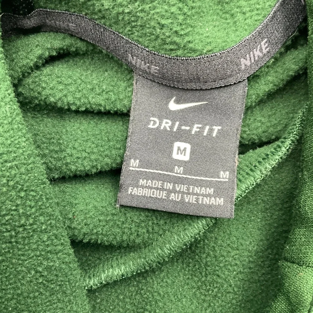 Nike Hoodie Camo Print Green Therma-FIT Pullover Size M Gorpcore Sweatshirt